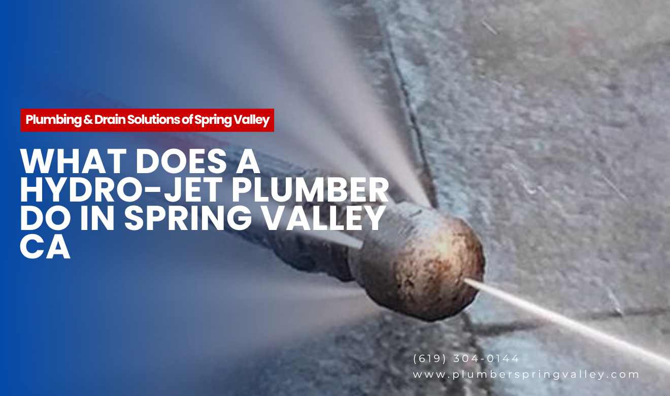 licensed hydro-jetting plumbers near Spring Valley CA
