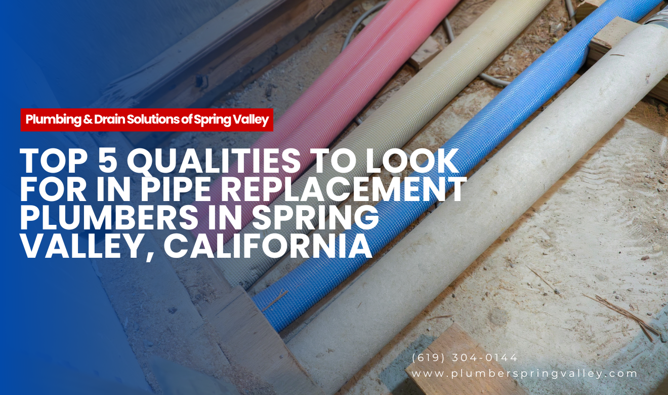top rated pipe replacement plumbers Spring Valley