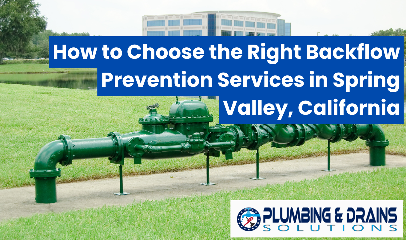 choose backflow prevention services Spring Valley