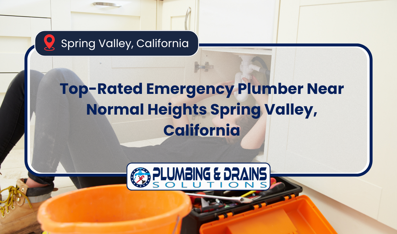 emergency plumber near Normal Heights Spring Valley
