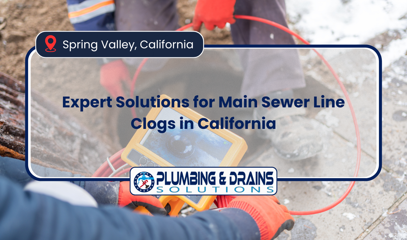 what to do for a main sewer line clog